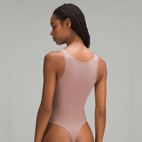🆕 Lululemon Wundermost Ultra-Soft Nulu Square-Neck Sleeveless Bodysuit NWT - Picture 6 of 15
